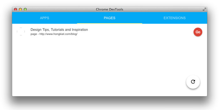 debug chrome for mac